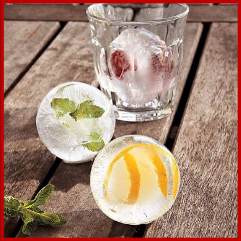 [SG Stock] Whisky Slow Melt Ice Ball Mold - Set of 2 | Ice balls maker | whiskey ball | Tovolo Ice sphere