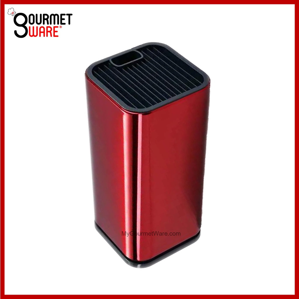 [SG Stock] Stainless Steel Kitchen Knife Block | Knife Rack l Universal Slot Space Saving Knife Holder | Knives Storage