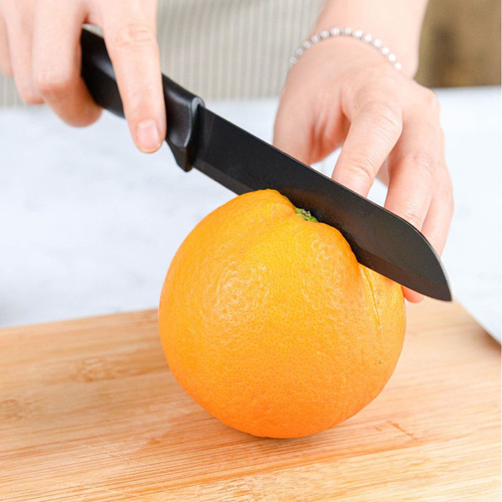 [SG Stock] 7pc All-In-One Complete Kitchen Knives Set | Acrylic Knife Rack | Stainless Steel Knives | Chopping Board