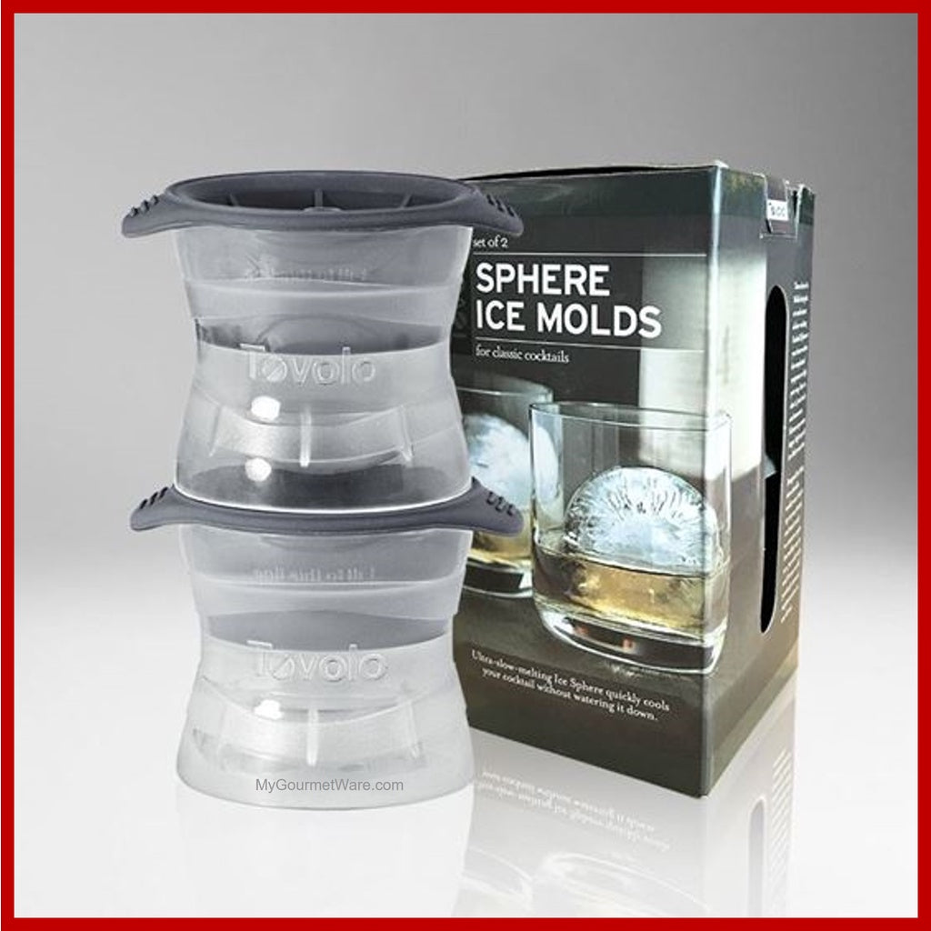 [SG Stock] Whisky Slow Melt Ice Ball Mold - Set of 2 | Ice balls maker | whiskey ball | Tovolo Ice sphere