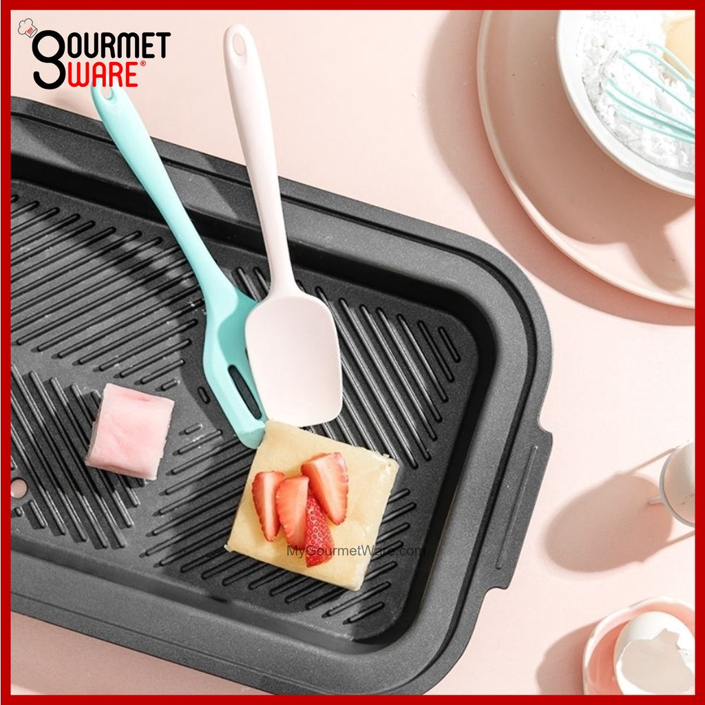 [SG Stock] [Adult Size] Premium Rose Gold Silicone Nonstick | Non Scratch Cooking Utensil 5pc Set