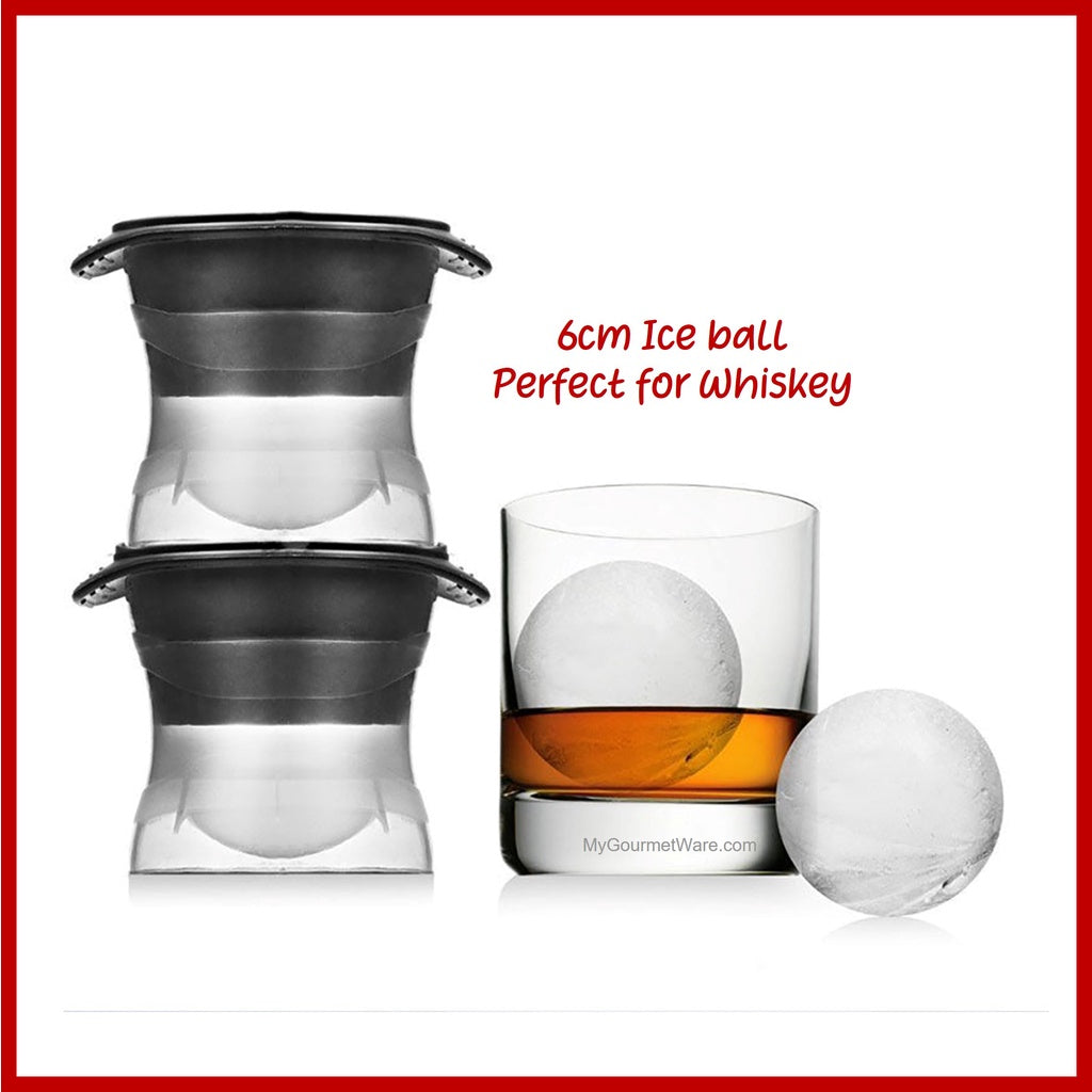 [SG Stock] Whisky Slow Melt Ice Ball Mold - Set of 2 | Ice balls maker | whiskey ball | Tovolo Ice sphere