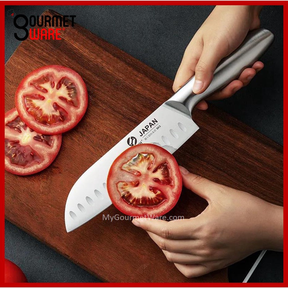 [SG Stock] 7 PCS *ASAKH * JAPAN Stainless Steel Kitchen Knife Set