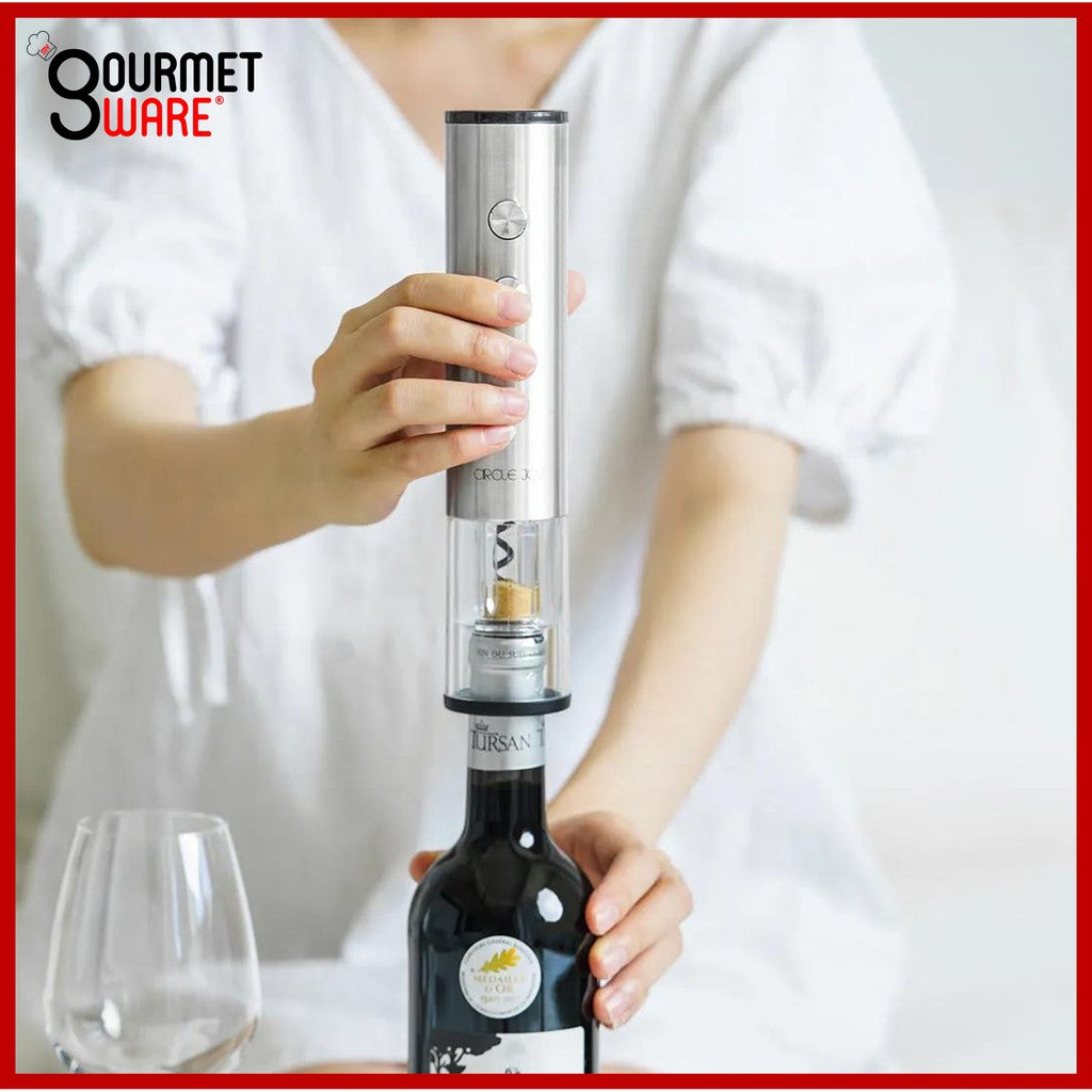 [SG Stock] 4in1 Xiaomi Circle Joy Deluxe Wine Opener Gift Set | Electric Wine Opener with Foil Cutter Aerator