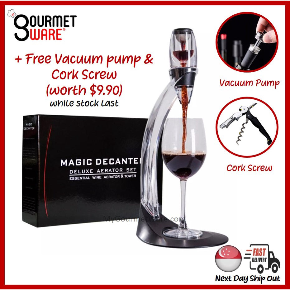 [SG Stock] Magic Decanter Wine Aerator with Tower Stand by My Gourmet Ware