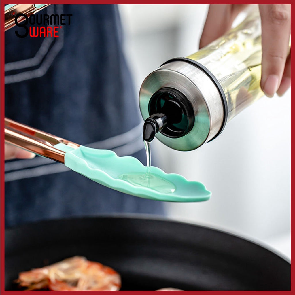 [SG Stock] Premium Rose Gold Kitchen Tongs | BPA Free Non-Stick Silicone Food Tong | Stainless Steel Rust Proof Cooking
