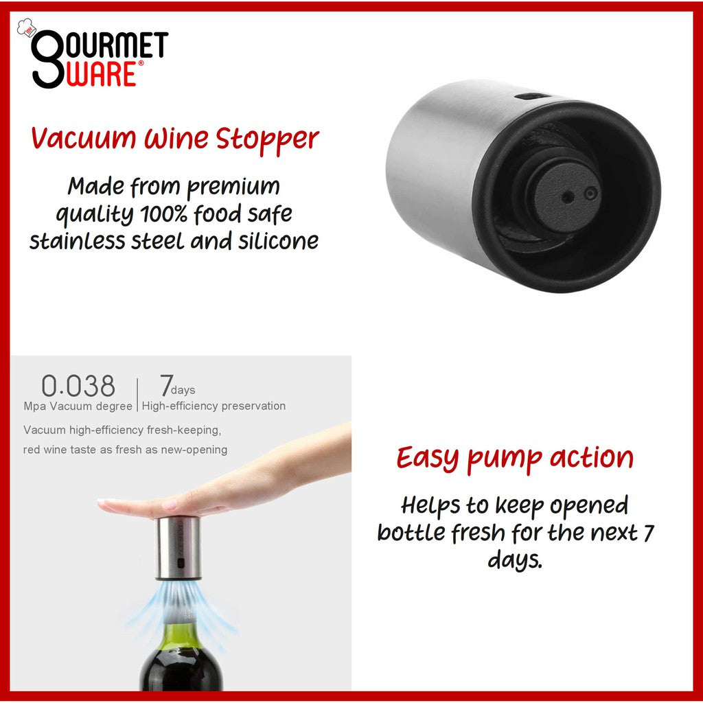 [SG Stock] 4in1 Xiaomi Circle Joy Deluxe Wine Opener Gift Set | Electric Wine Opener with Foil Cutter Aerator