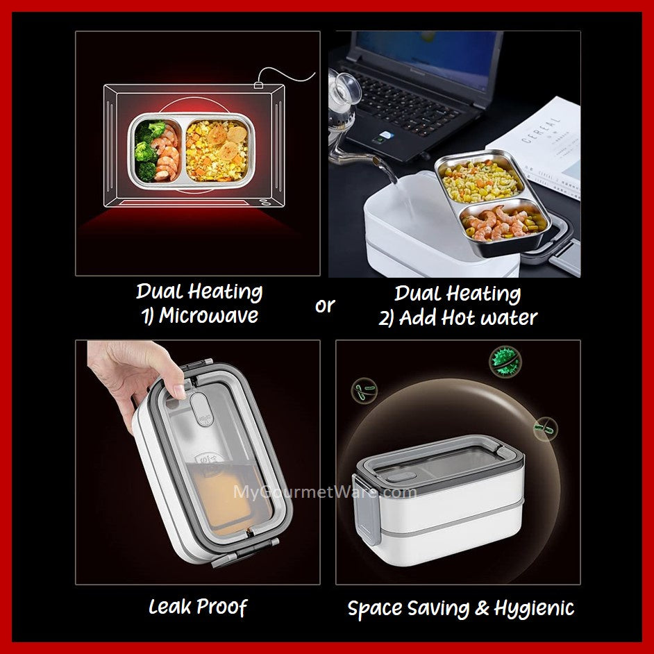 [SG Stock] Stainless Steel Lunch Box & FREE Thermal Bag