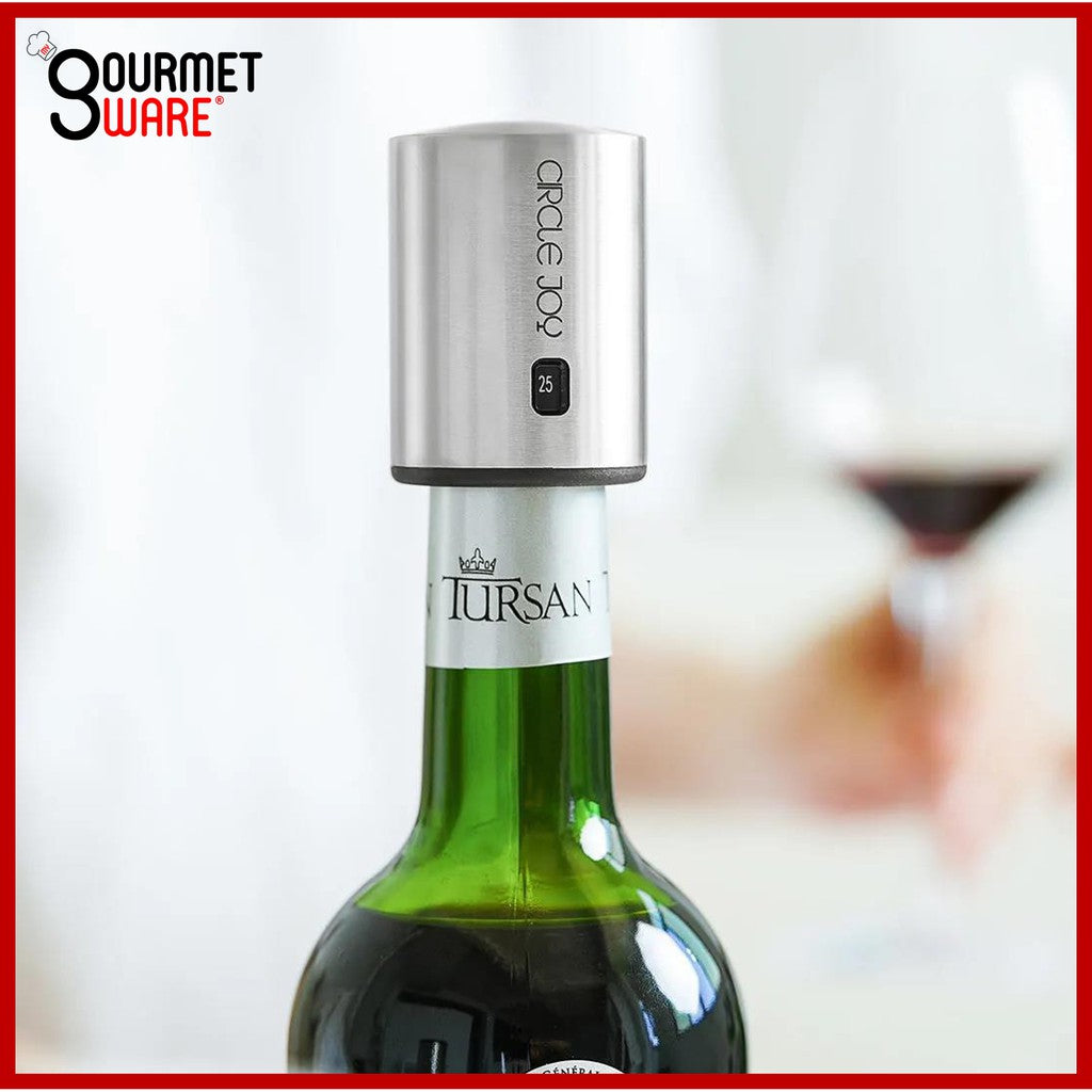[SG Stock] 4in1 Xiaomi Circle Joy Deluxe Wine Opener Gift Set | Electric Wine Opener with Foil Cutter Aerator
