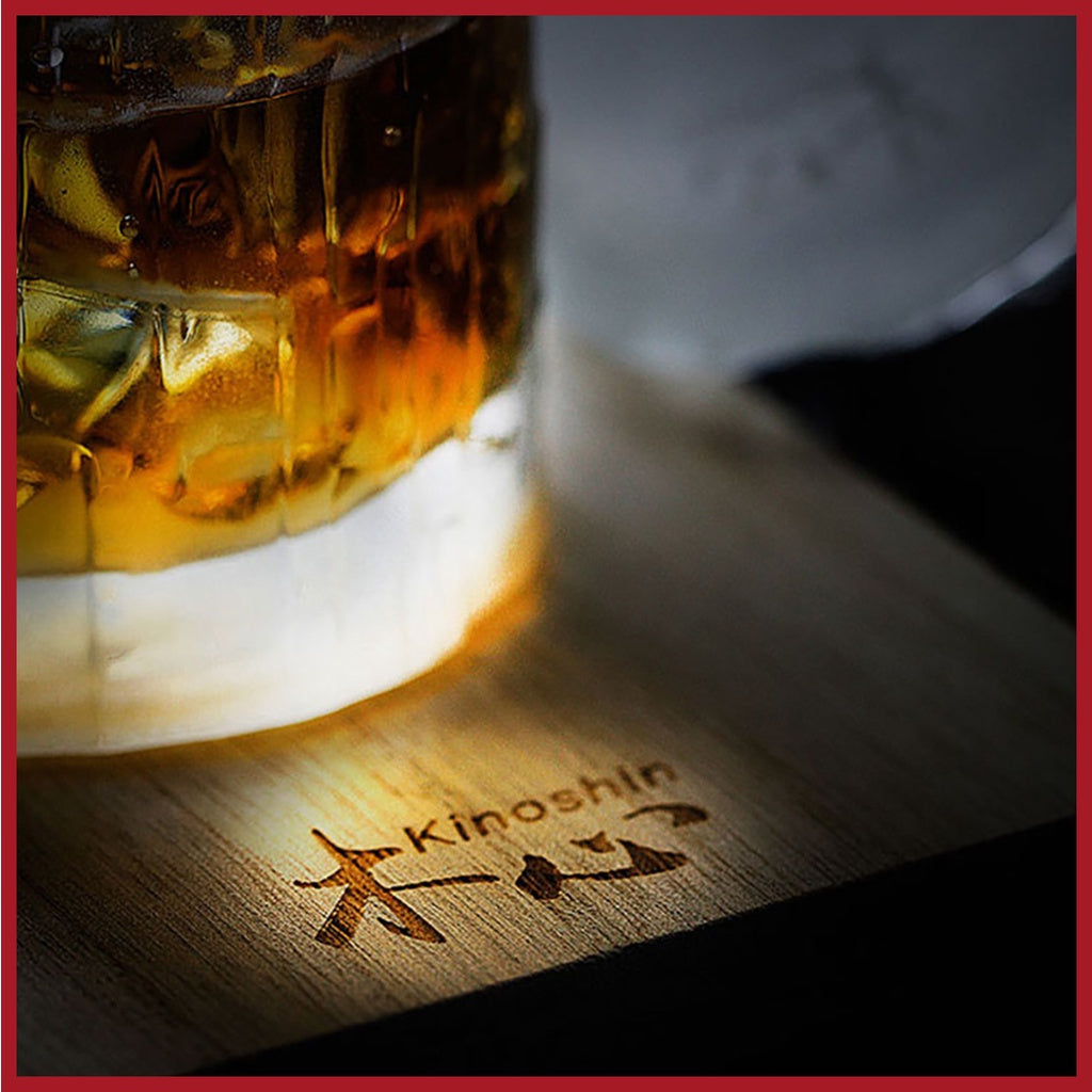 [SG Stock] Handcrafted Japanese Kinoshin Whisky Glass Set with Wooden Gift Box | Crystal Whiskey Glasses