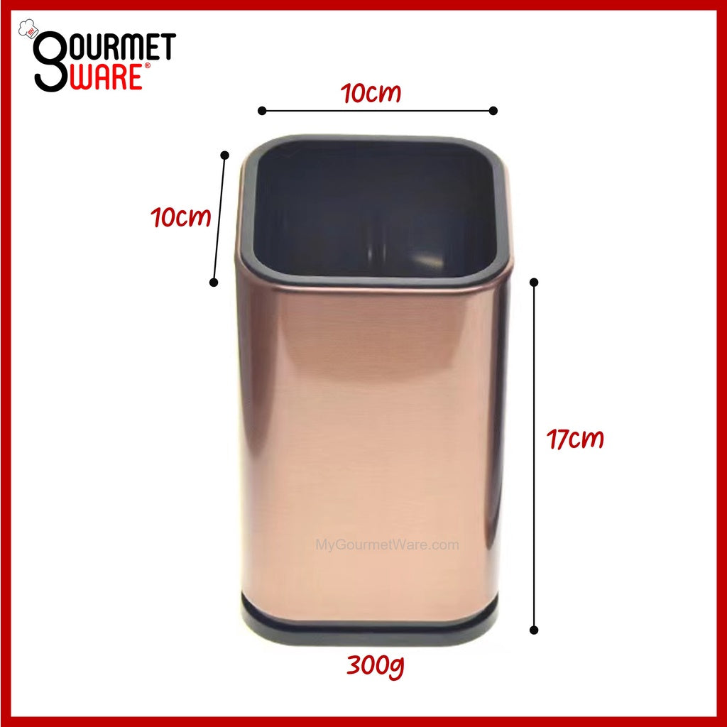 [SG Stock] Rose Gold rim Silicon Kitchen Utensil Set | Non-Stick | Heat Resistant Cookware