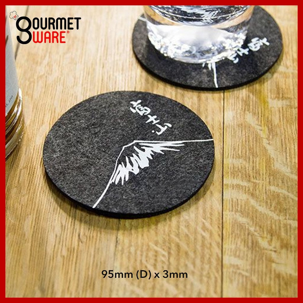 [SG Stock] Mt. Fuji  Coaster Placemat | Absorbent Felt Drink Coasters Whiskey Bar Accessories