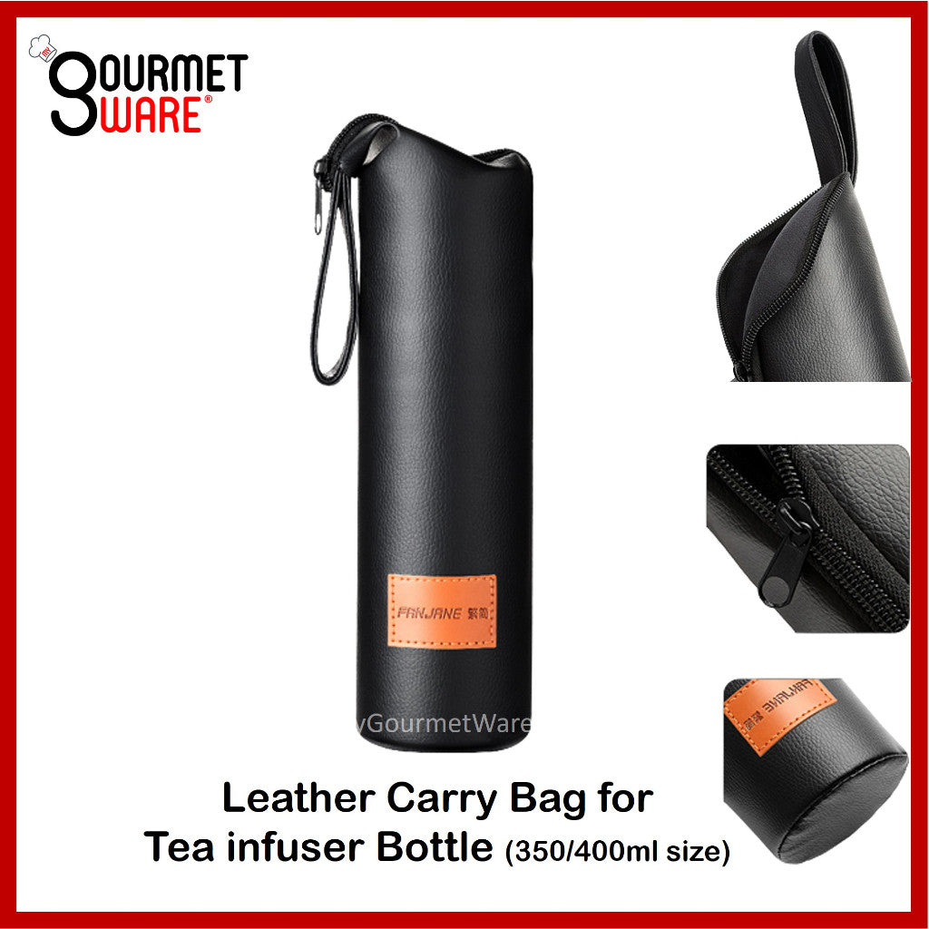 [SG STOCK] Double Glass Wall Tea Infuser Cold Brew Coffee Strainer Fruit Tea Glass Bottle | XL 800ml 泡茶瓶