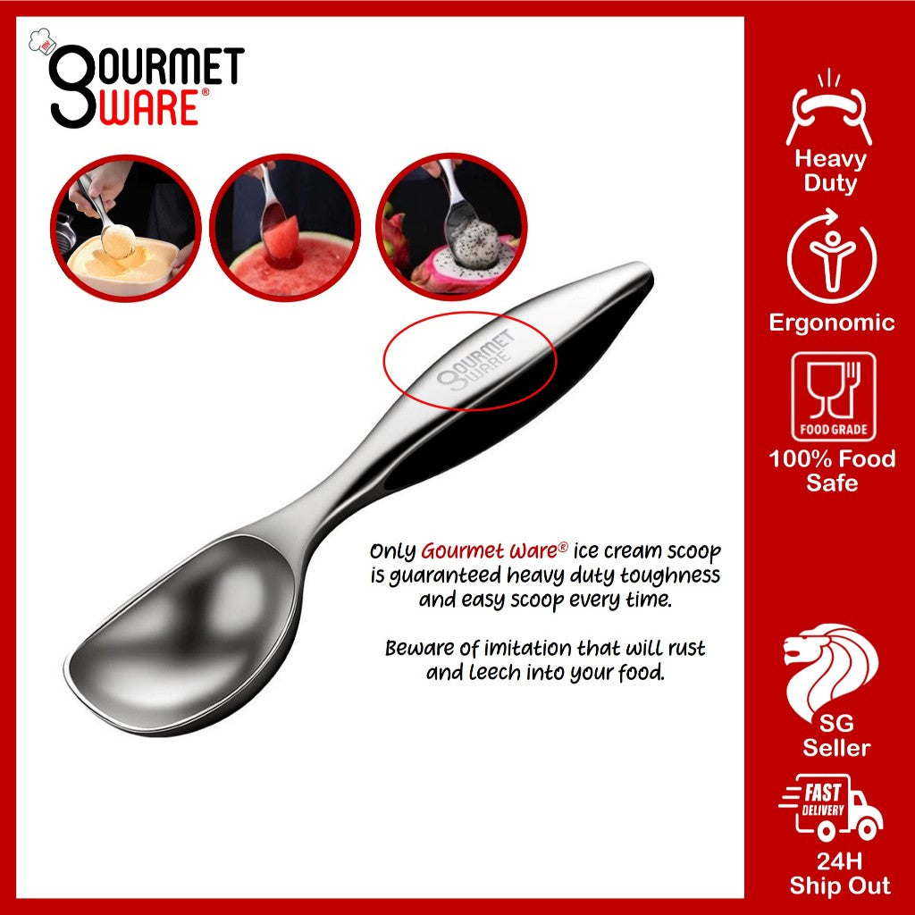 [SG Stock] Heavy Duty Ergonomic Design Ice Cream Scoop by Gourmet Ware